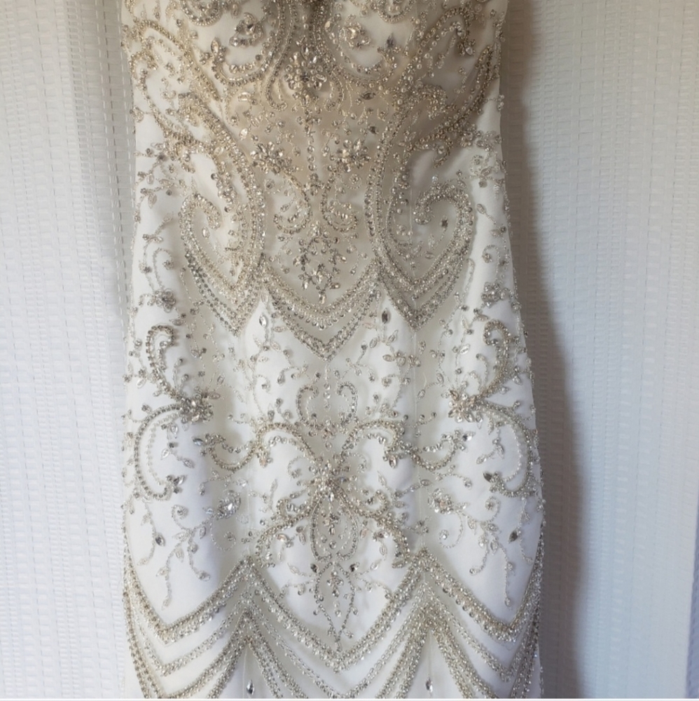 wedding dress.